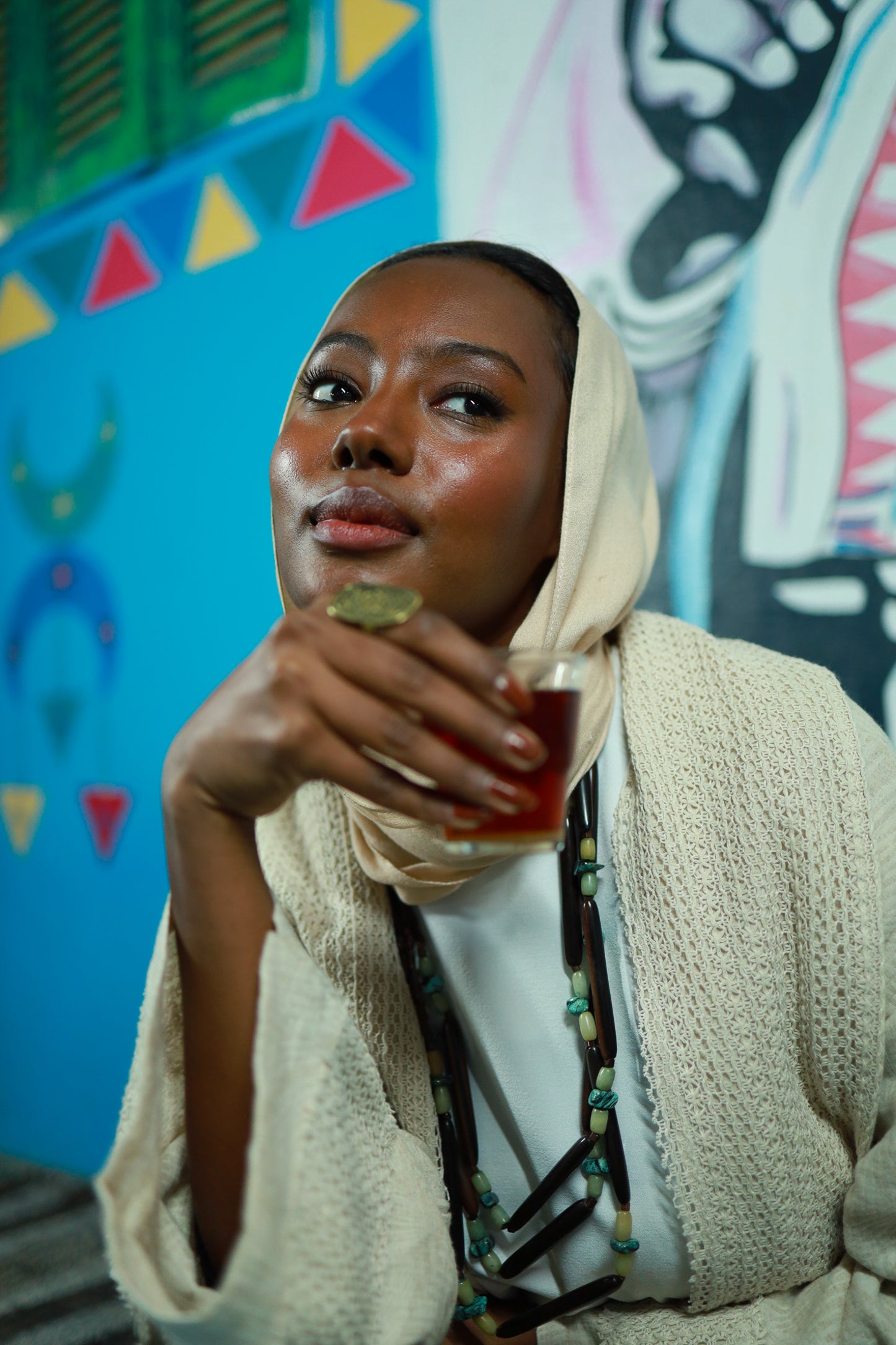 Nadya linen cardigan