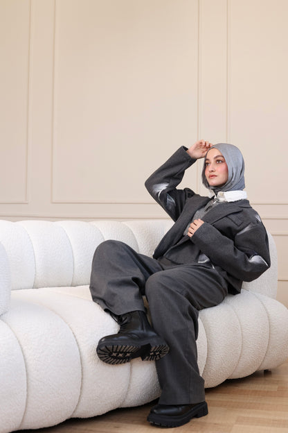 Peacock Cropped Jacket