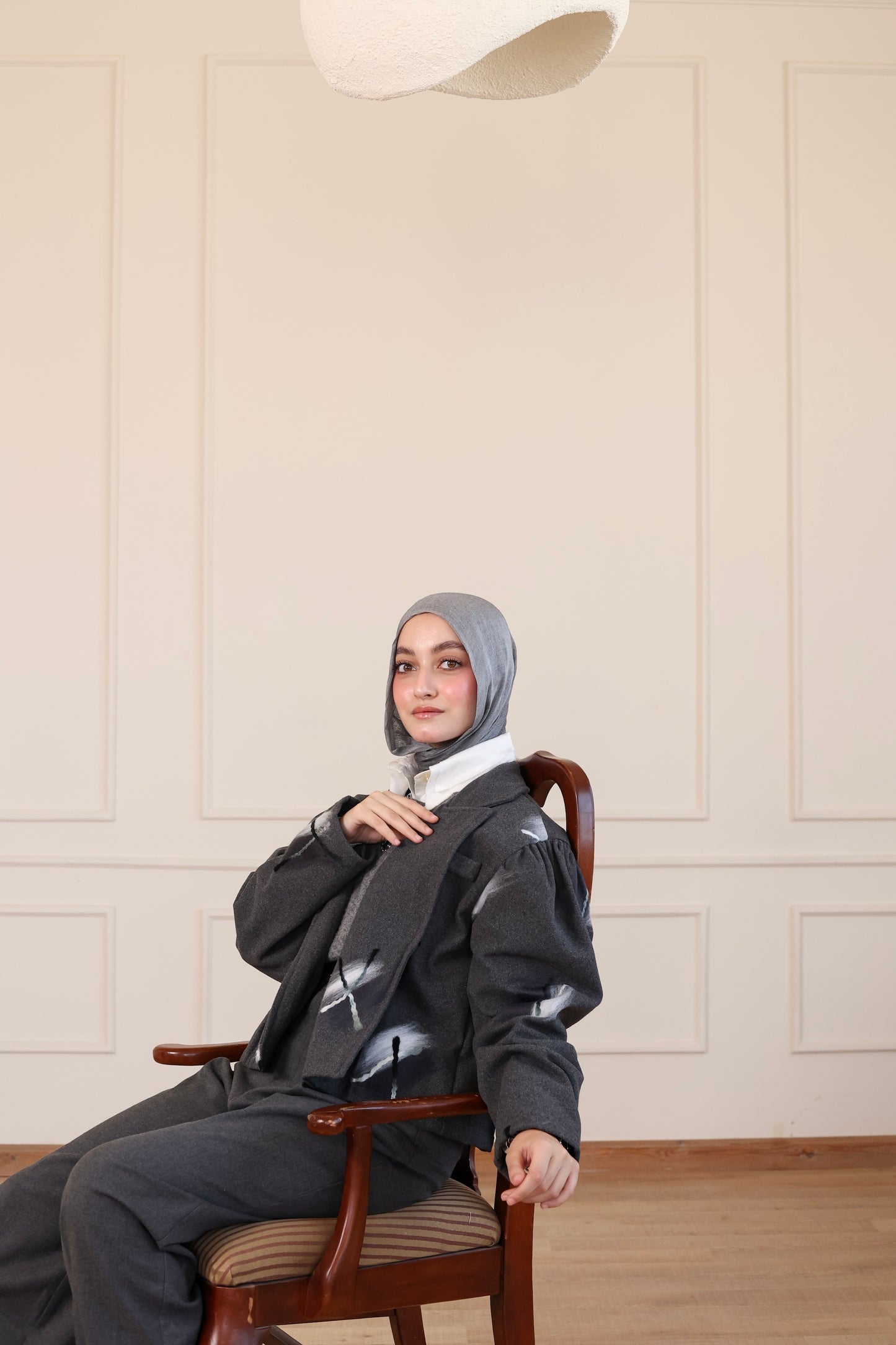 Peacock Cropped Jacket