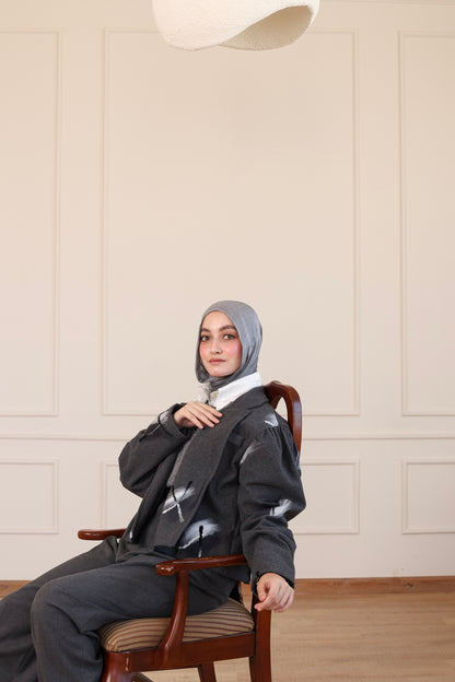 Peacock Cropped Jacket