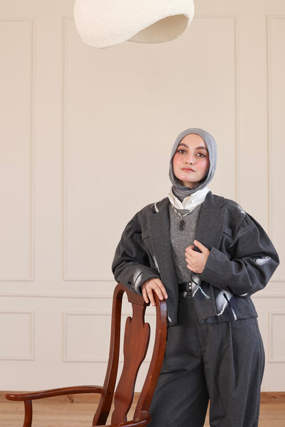 Peacock Cropped Jacket