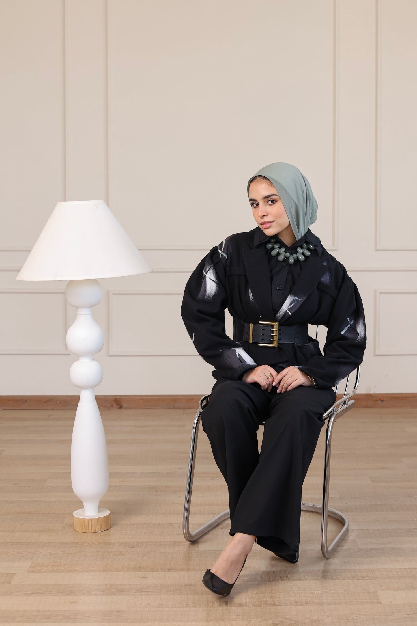 Peacock Cropped Jacket