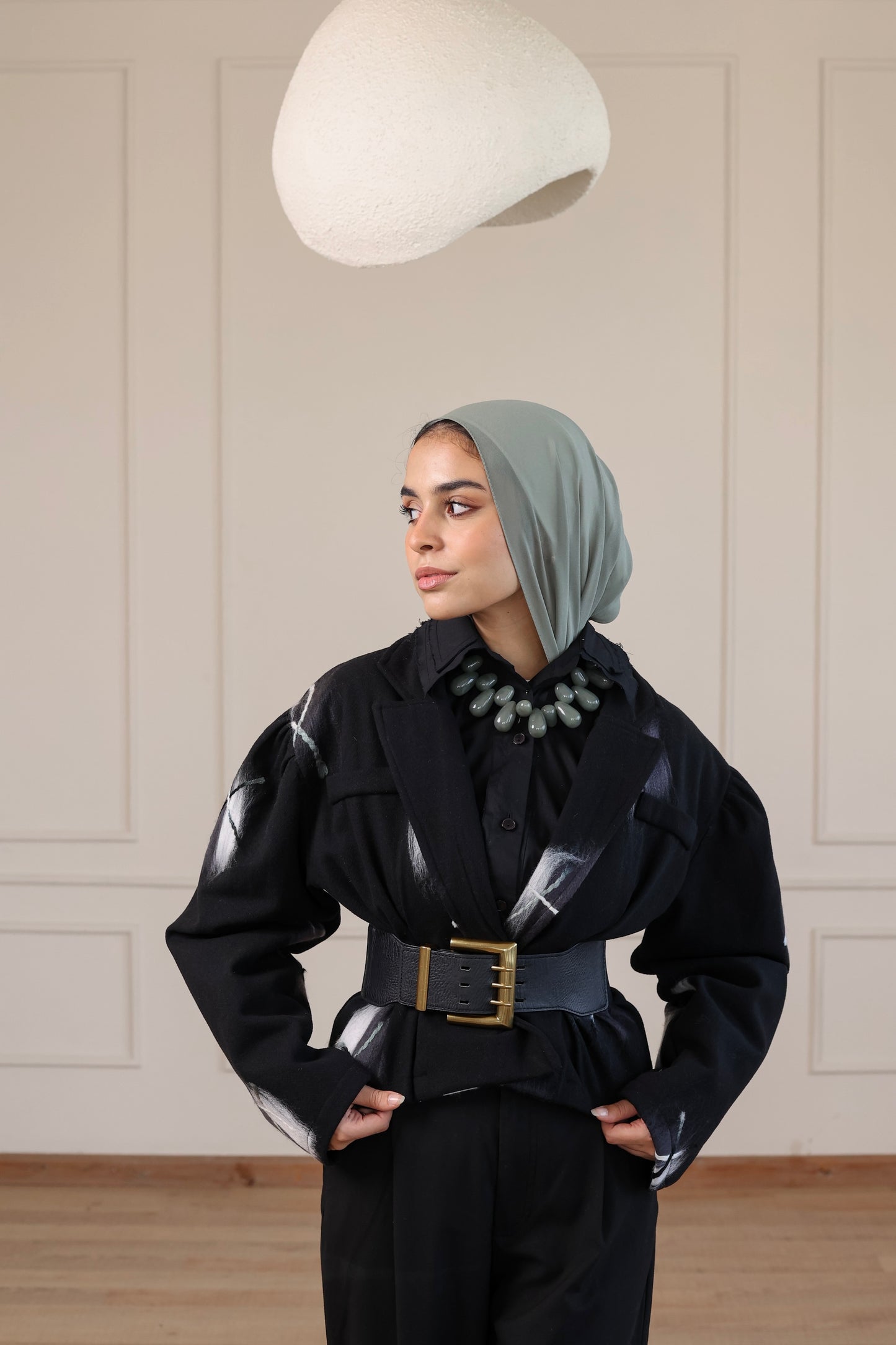 Peacock Cropped Jacket