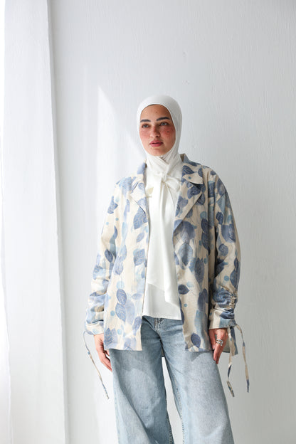 Boho Leaf Blazer