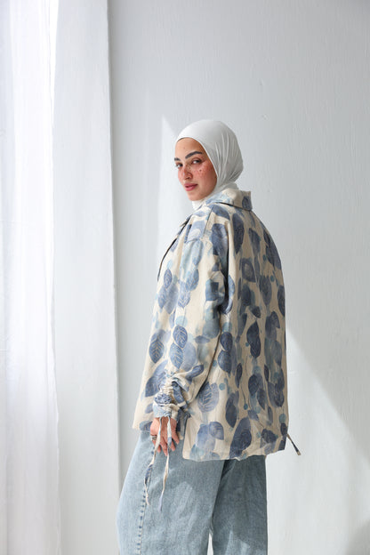 Boho Leaf Blazer