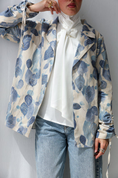 Boho Leaf Blazer