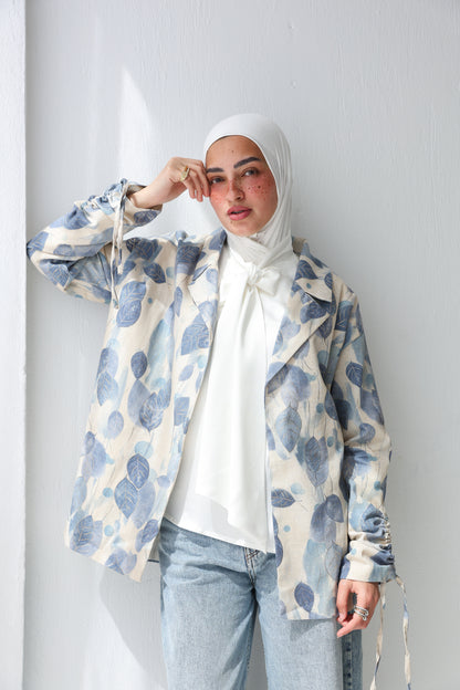 Boho Leaf Blazer