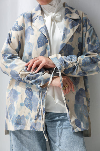 Boho Leaf Blazer