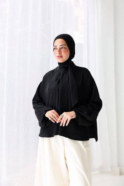 glossy touch blouse
