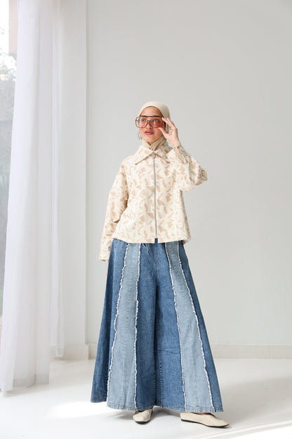 Extra wide-leg denim