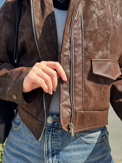 Coca Leather Jacket