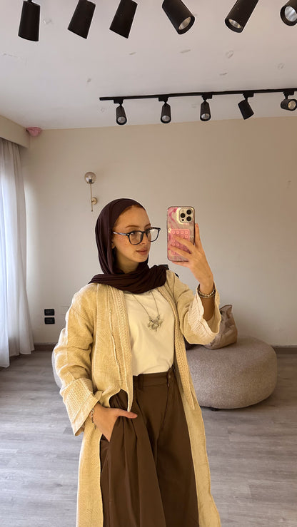 Nadya linen cardigan