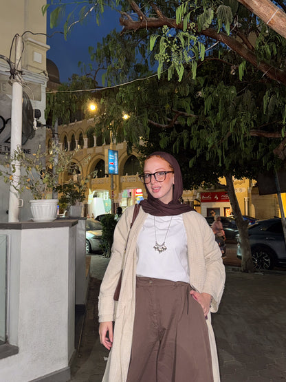 Nadya linen cardigan