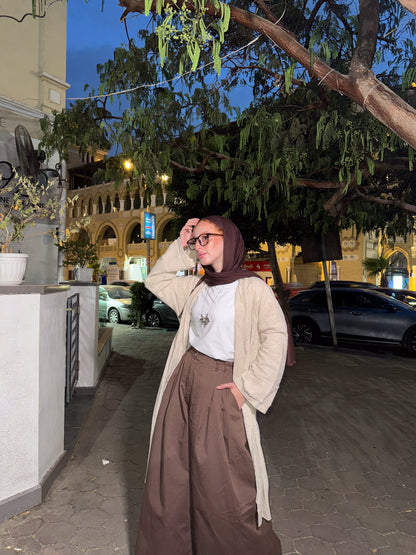 Nadya linen cardigan