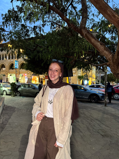 Nadya linen cardigan