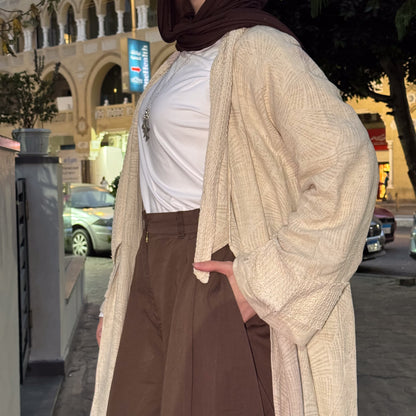 Nadya linen cardigan