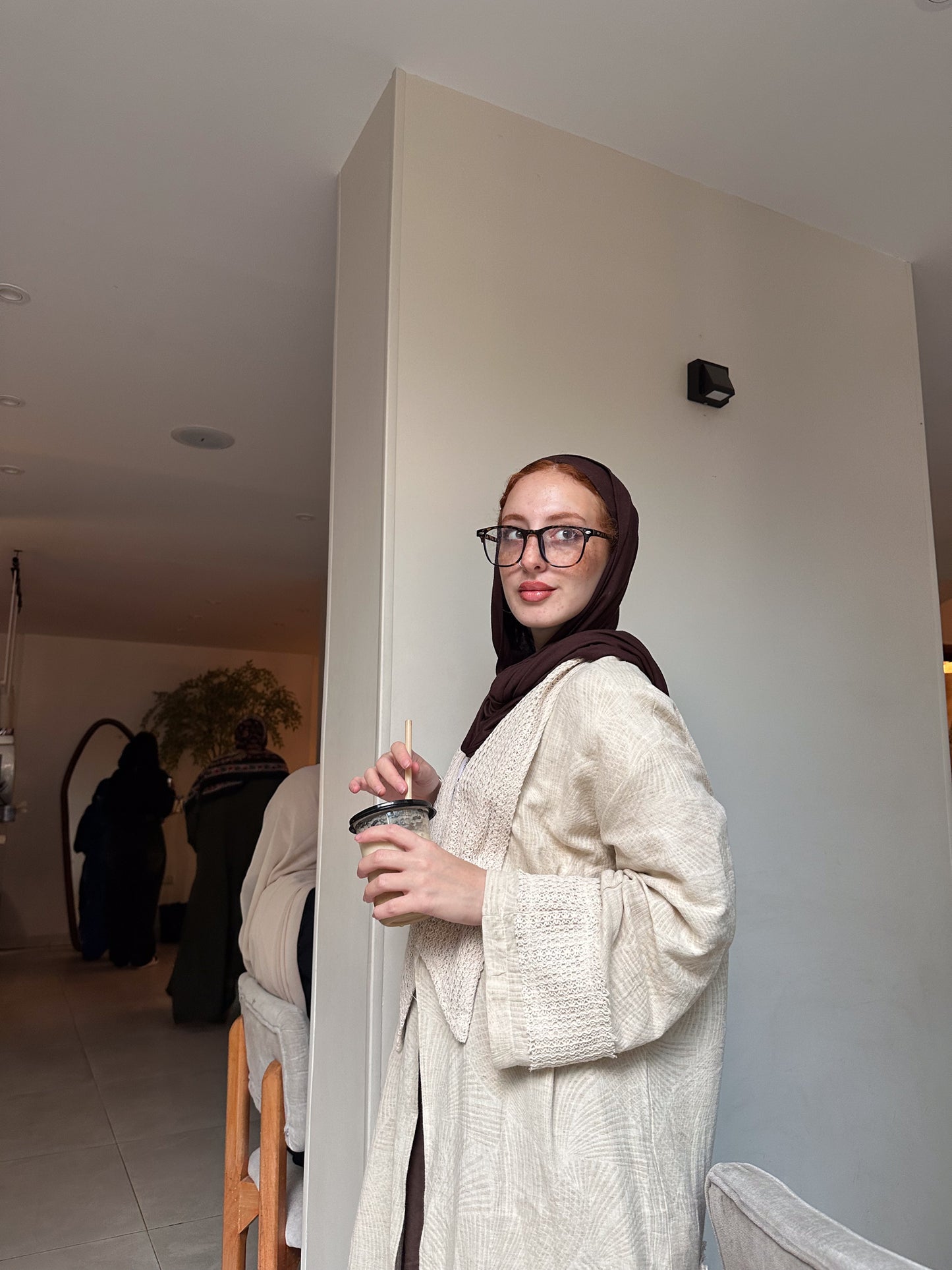 Nadya linen cardigan