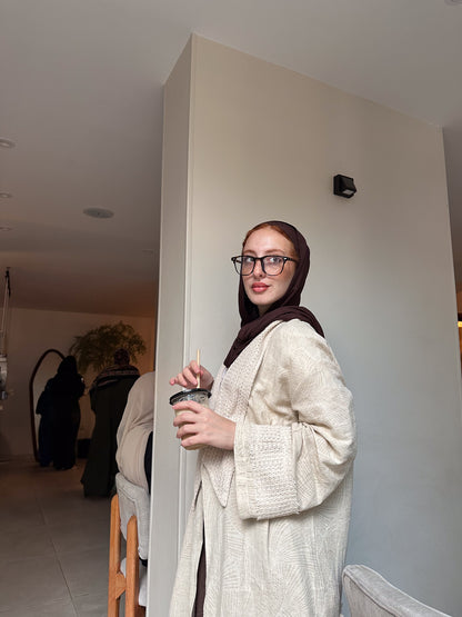 Nadya linen cardigan