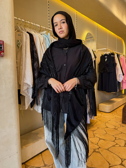Noir Shawl