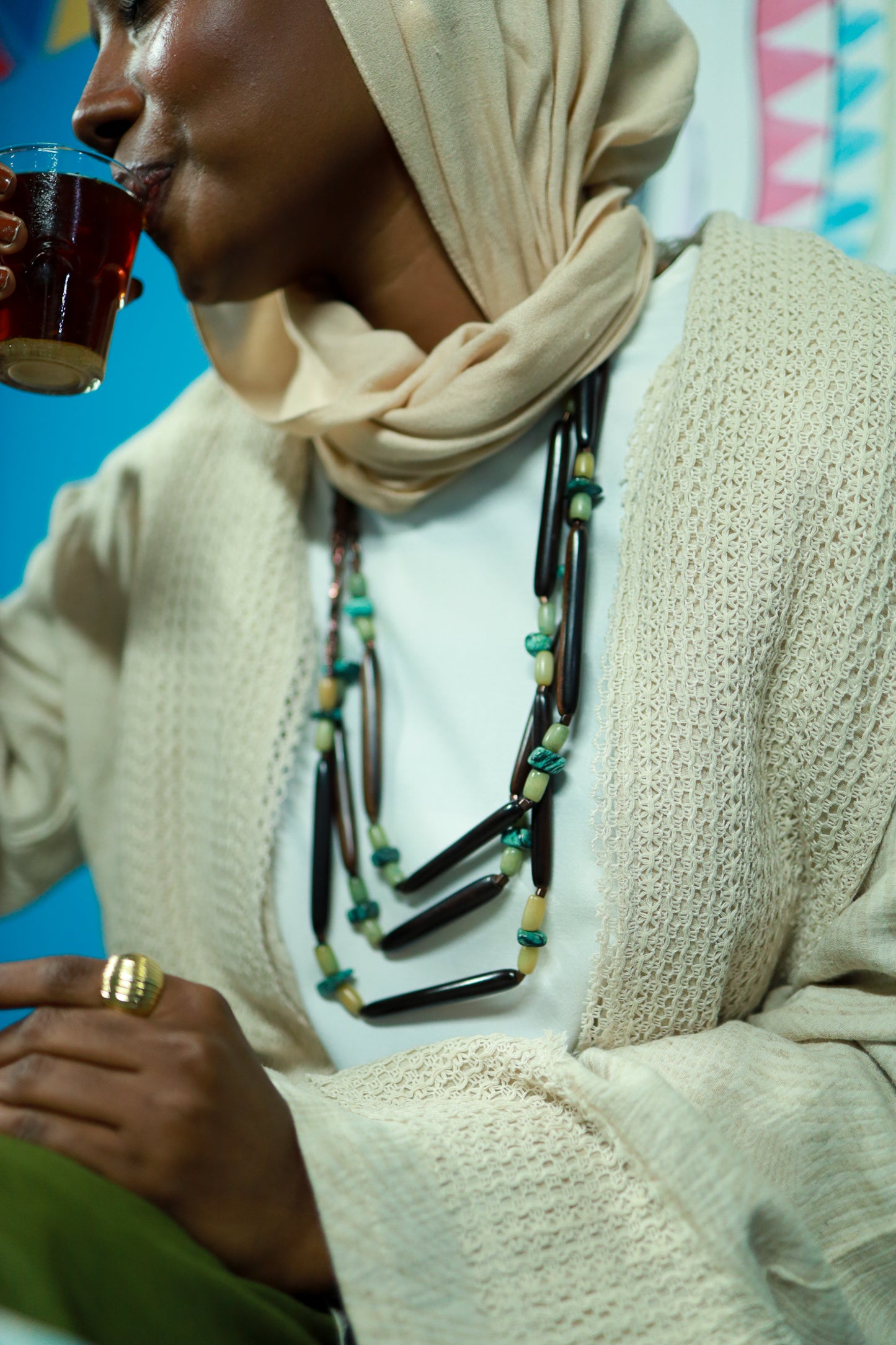 Nadya linen cardigan