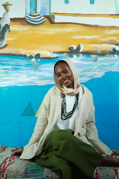 Nadya linen cardigan