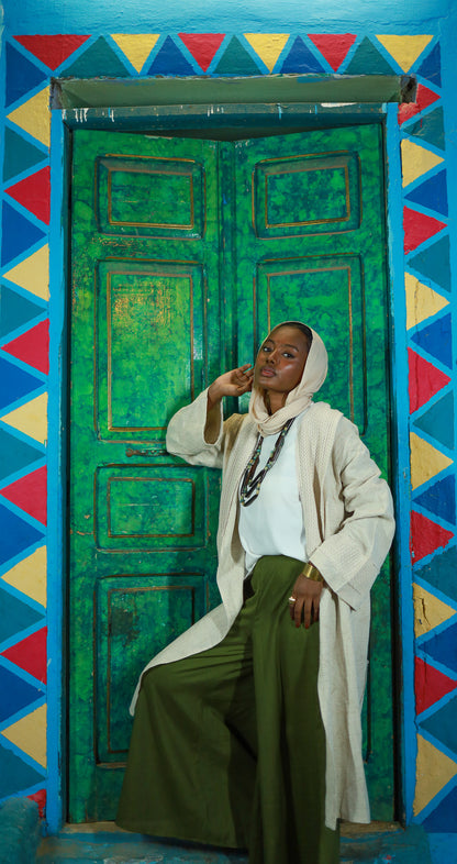 Nadya linen cardigan